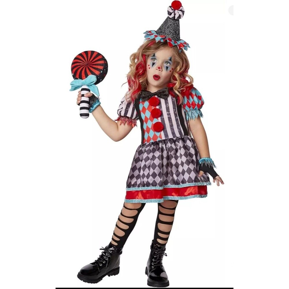 Spirit Toddler Carnival Cutie‎ Costume Cosplay Halloween 3t-4t Plus Extra Tights